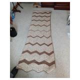 Afghan 52" wide x 92" long very well made