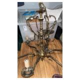 Vintage Chandelier 70s with Parts
