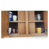 Cups & Mugs, Cabinet Lot