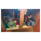 Kitchen Detergents & Large PitchersCabinet Lot