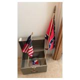 American Flags & Safety Box
