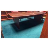 Executive Boardroom Table Mahogany & Protective