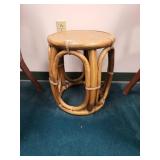 Vintage Bamboo  plant / magazine stand 18in. Tall