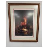 Burning of the Frigate Philadelphia in the Harbor
