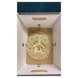 Tray of Wooden Christmas Ornaments