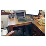 Wooden Office Table NO CONTENTS