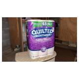 Quilted Northern 24 pack and Laundry Basket