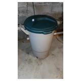 Garbage Can and Shepherds Hook