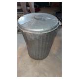 Galvanized Steel Trash Can