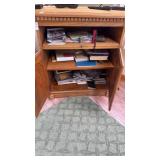 Wooden Stand w/ Shelves