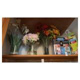 Faux Flowers and Multi Hangers