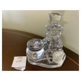 Waterford Crystal Leprechaun With Pipe And Pot Of