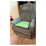 Olive Green MicroFiber Rocker Recliner