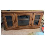 Oak TV Console 50 in W x 26 in D x 25 in H