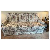 MCM Brocade Floral Sofa 72 in x 34 in pristine