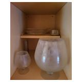 Glass ware and misc items
