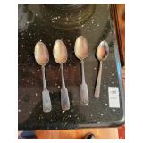 Silver plated spoons