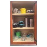 Cabinet lot of Yetiï¿½s and other mugs and dishes