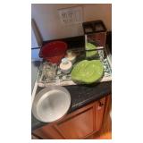 Salt and Pepper shaker, and other various dishes