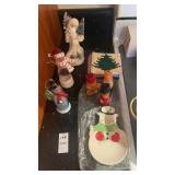 Vintage Ceramic Christmas Decorations and