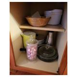 Pot & pan water pitcher misc items