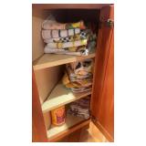 Lot of towels and dishcloths