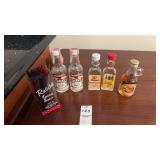 Lot of Vintage Shot Bottles FULL NO SHIPPING