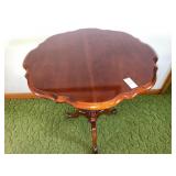 Tilt Top Pie Crust wooden table - 24 x 26 inches