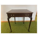 Wooden Game table- flip top - fully extended 29 x