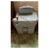 Portable Camping Toilet and Photo Printer