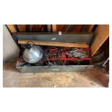 Tool Box with Wrenches, Light, and other contents