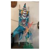 Butterfly Light and Flag