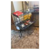 Black Metal Bar Cart