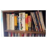 Shelf lot of Playboys, Books, & Guides