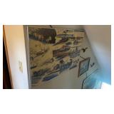 Japanese Textile Print 36 x 18 in