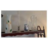 4 Glass Vases