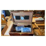 Cigar Humidor Box W Matches and More