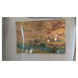 Japanese Textile Print 36 in. x 18 in.