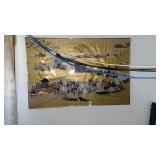 Japanese Textile Print 36 in. x 18 in.