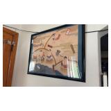 Japanese Sumo Wrestling Framed Photo