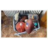 Lot of Baseballs, Footballs and More