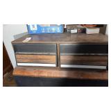 2 VHS Holders w/ VHS Tapes