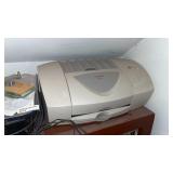 Shelf Lot with Compaq Printer and Miscellaneous