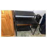 Small Metal Desk and Chair