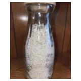 Vintage Meyers Dairy pint milk bottle -