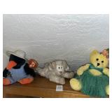 TY beanie baby & assorted plush- lot of 3