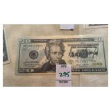 Donald Trump Signed $20 Bill