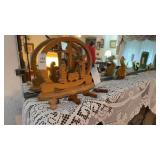 Wooden Nativity Decoration w/ Prayer & Crosses