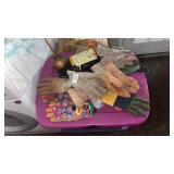 Lot of gardening gloves