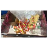 Box of Christmas Decorations